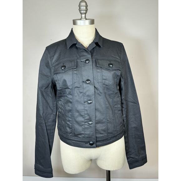 Articles of Society Black Denim Jacket Women’s Size Medium M - Picture 1 of 8
